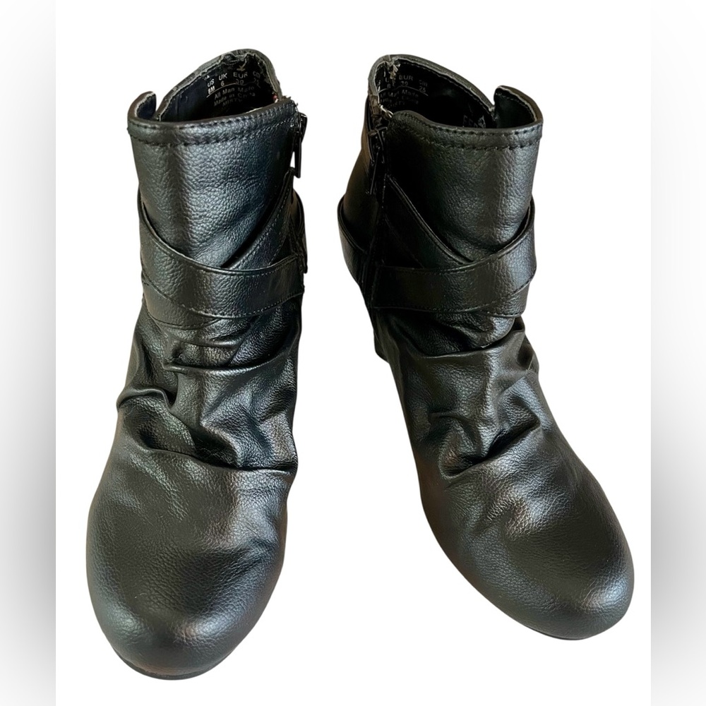 Elegant Fergalicious Sleek Black Ankle Booties - Picture 6 of 7